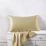 Champagne Silk Pillowcases UK for Sale