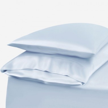 Baby Blue Envelope 22 Momme Mulberry Silk Pillowcase UK for Sale