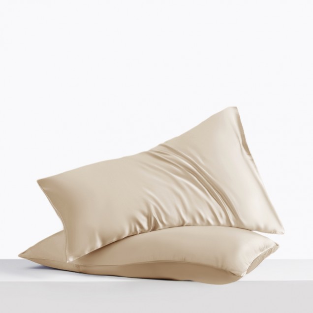 Beige Envelope 22 Momme Mulberry Silk Pillowcase UK for Sale