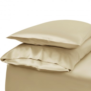 Champagne Envelope 22 Momme Mulberry Silk Pillowcase UK for Sale