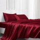 Claret 22 Momme Mulberry Silk Flat Sheet UK for Sale