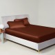 Rust Red 22 Momme Mulberry Silk Sheet Set UK for Sale